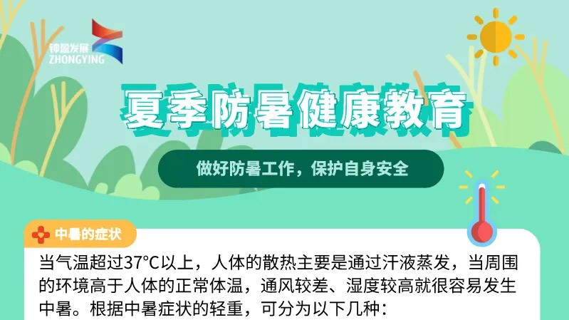 【图说】夏季高温如何做好防暑降...